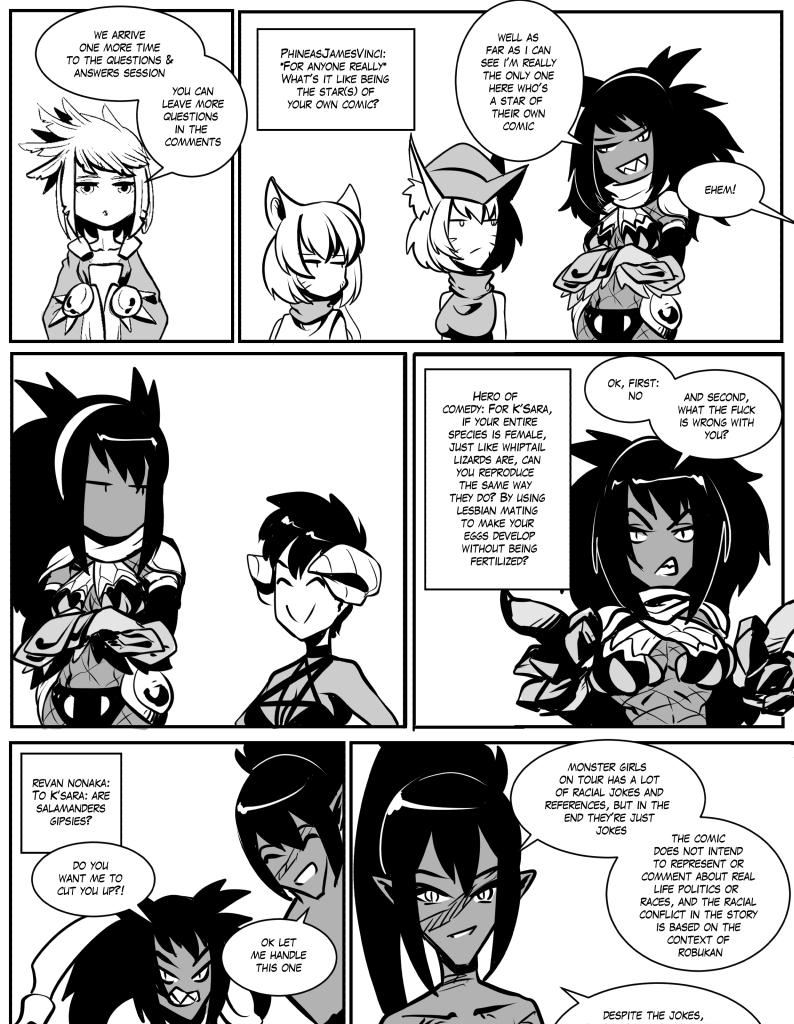 Monster girls on tour - Episode 520, Page 1: Page 520